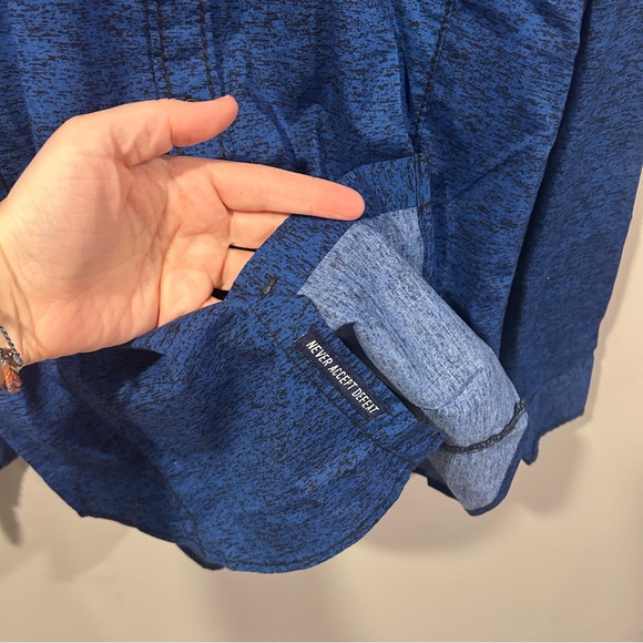 NWT American Fighter Sequence Blue Men’s Small Long Sleeve Button Up Shirt - Picture 5 of 8